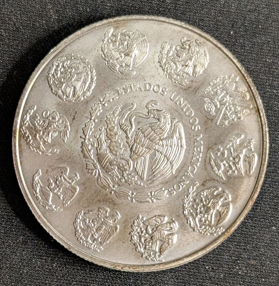2015 Mexico Burning Libertad 1 oz .999 Silver w/Black Ruthenium