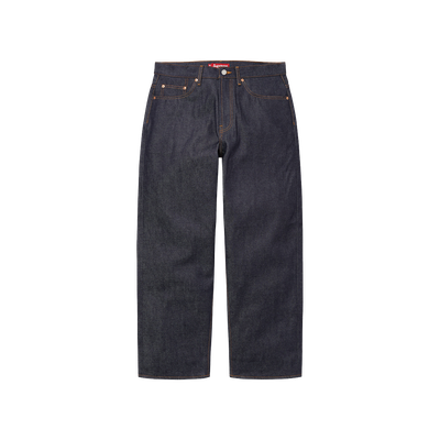 Supreme Rigid Baggy Selvedge Jean Rigid Indigo - 25SS | eBay