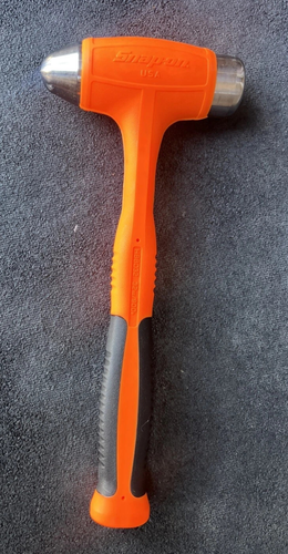Snap-on Tools NEW ORANGE 32oz Soft Grip Dead Blow Ball Peen Hammer HBBD32O - Picture 1 of 2