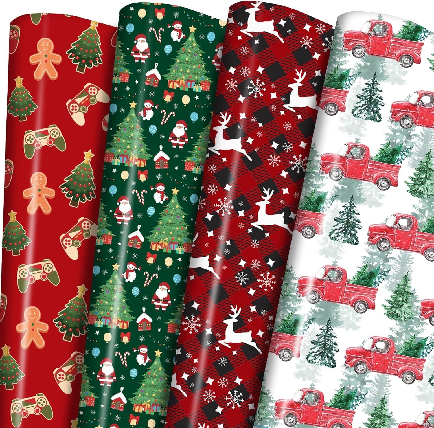 Roll Xmas Wrap For Holiday