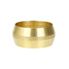3/4" Compression Sleeve Solid Brass Ferrule for 3/4" Compression Tubing