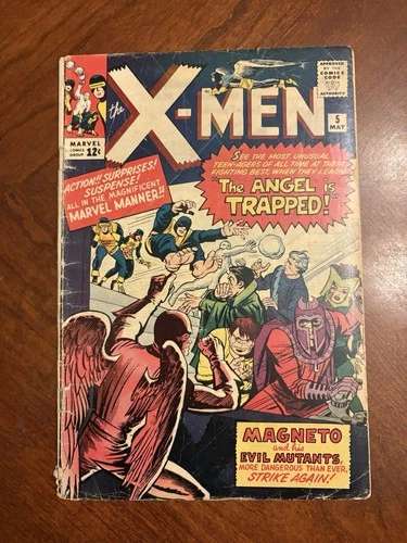 Marvel Comics UNCANNY X-MEN (Vol. 1) #5 1964 3rd Magneto! 2nd Brotherhood! Good