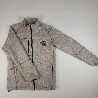 Pikes Peak Elev 14,115 Colorado Men's Full Zip Jacket L