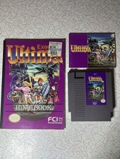 Exodus Ultima NES w Manual and RARE Hint Book TESTED