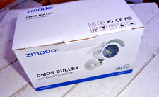 Zmodo ZMD-CBH-BBS23NM Bullet Security Camera with 80ft Night Vision  BNC Cable
