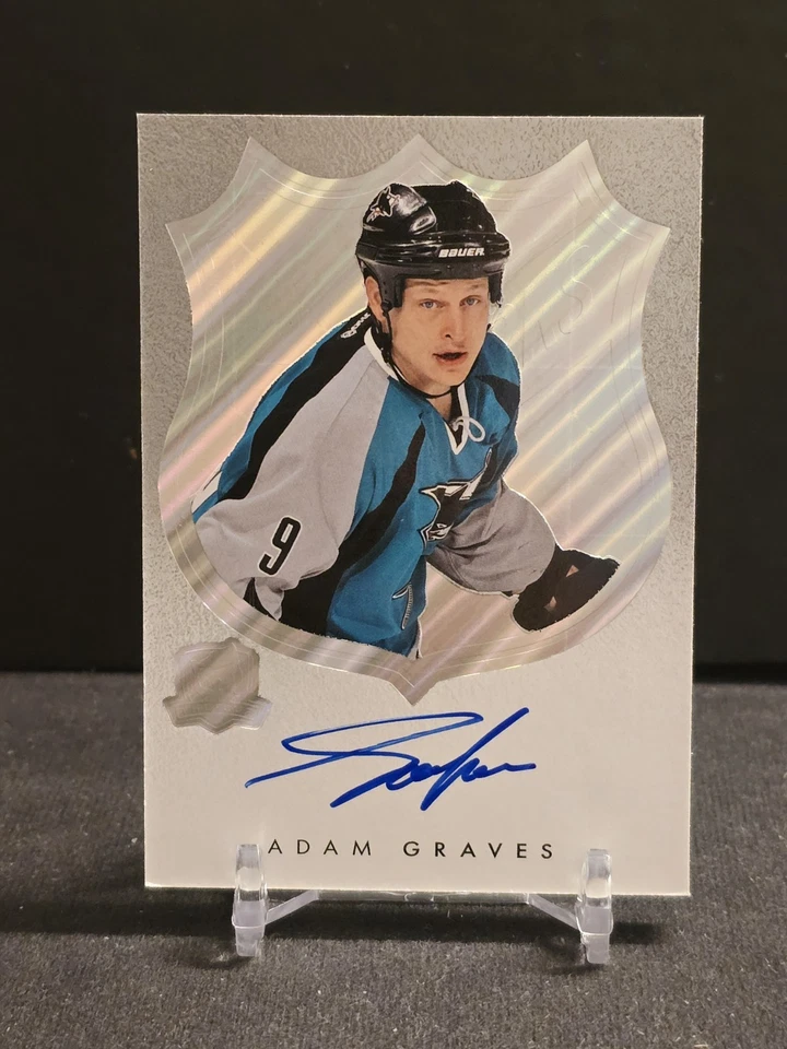 2022-23 Upper Deck The Cup LogoMarks Adam Graves Autograph San Jose Sharks - Image 3 of 4