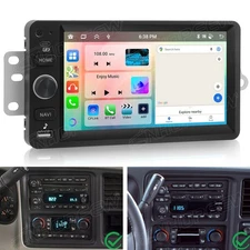For 2003-2006 Chevrolet Tahoe Silverado 4+64GB Android 15 CarPlay Car Radio GPS