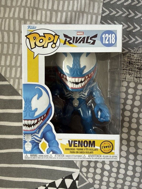 Funko Pop Marvel Rivals Venom # POP 1218 Blue Chase Vinyl Figure