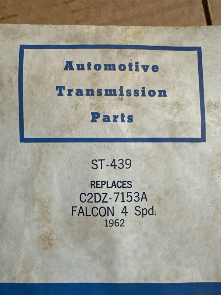 Junta Transmisión Piezas St-439 Reemplaza C2DZ-7153A Falcon 4 SPD 1962 Foto 2 de 3