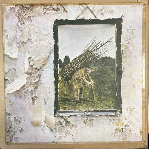 Led Zeppelin - Untitled (IV) - UK Atlantic LP - 2401012 - Top Misspelling