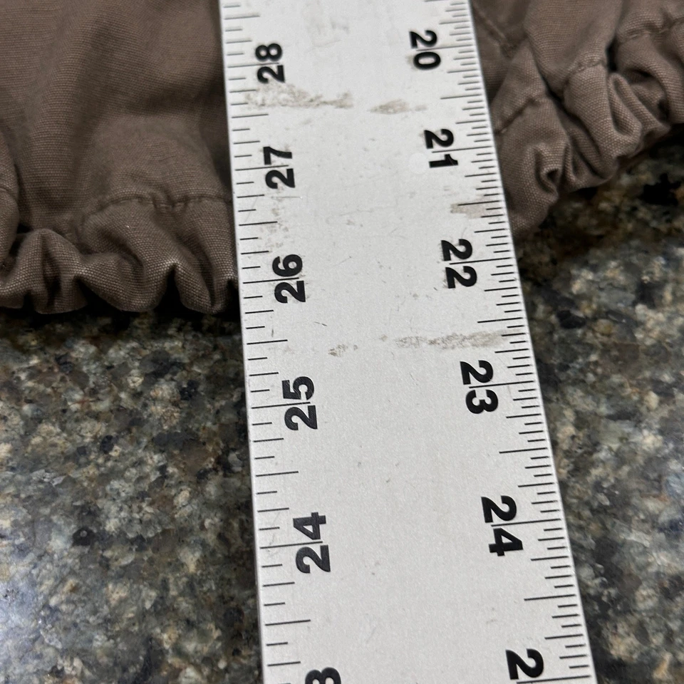 Torrid Military Style Bomber Jacket Womens Plus 3X Brown 100% Cotton Button Zip - Image 4 of 4