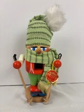 Steinbach Original Nutcracker Skier #6414 with Tag – VG+ - Germany - 11" Tall