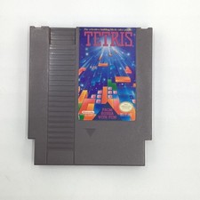 Nintendo NES Tetris Video Game Cartridge with Black Sleeve