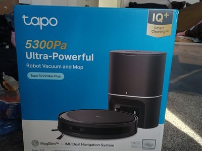 Tapo RV30 Max Plus Robot Vacuum Mop 5300Pa Auto-Empty Dock LiDAR IQ+ Smart  NEW