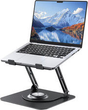Laptop Stand for Desk 360 Rotating , Aluminum Laptop Riser for 10-16" Laptops