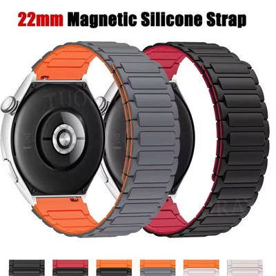 Silikon Armband 22mm Uhrarmband Ersatzband für Samsung Huawei Amazfit Smartwatch
