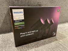 PHILIPS HUE Lily White & Colour Ambiance LED Smart Outdoor Spotlight Triple Pack