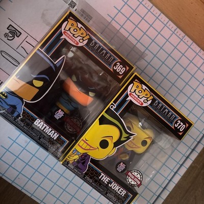 Batman Funko Pop Vinyl #369 - Blacklight & Joker 370