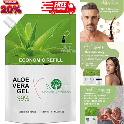 100% Pure Aloe Vera Gel from Spain | Moisturizing for face and