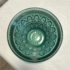 Vintage  Indiana Glass Company carnival glass candy bowl in Windsor pattern