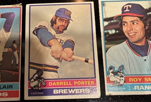 1976 Topps Baseball Lot Of 6 #617 #640 #642 #645 #657 #659 - Picture 2 of 3