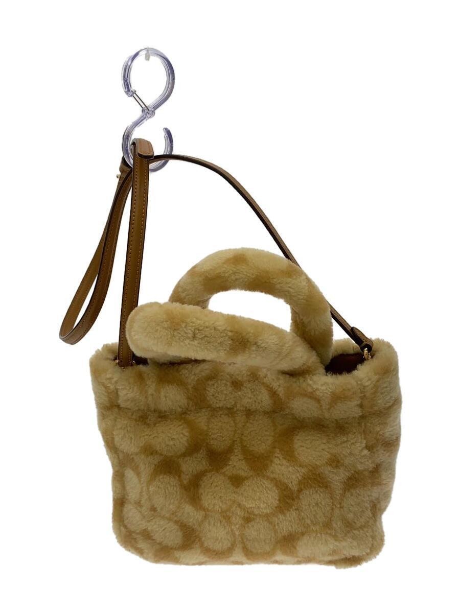 COACH Signature Leather Crossbody Handbag CML CM177 in Brown