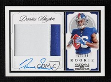 2019 National Treasures Crossover Rookie 27/99 Darius Slayton Patch Auto 0d44