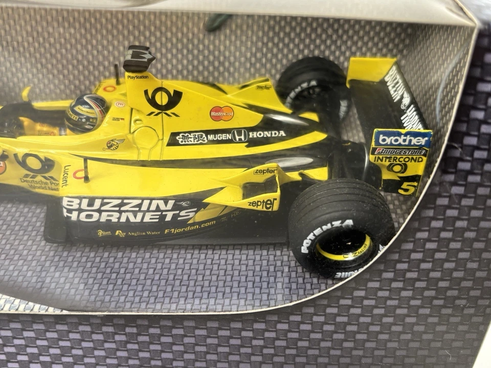Hot Wheels Racing F1 Jordan Honda Heinz-Harald Frentzen 1:24 nuevo sellado (2000) Foto 4 de 4