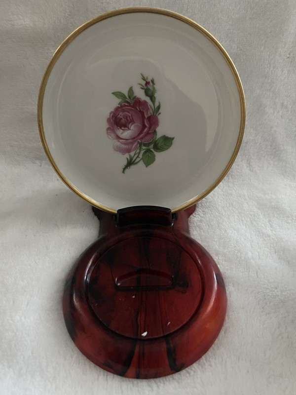 Small Plate Floral Kaiser Germany Hand Painted