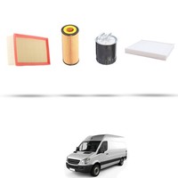 Hoffcar Wartungskit - 4 Filter Kompatibel Mit Mercedes Sprinter II (906) 515