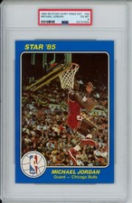 1984-85 Star Court Kings #26 Michael Jordan PSA 6 Rookie Card Centered Nicer. rookie card picture