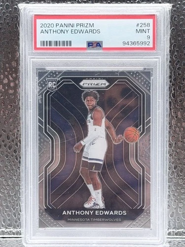 2020 Panini Prizm Anthony Edwards RC #258 PSA 9