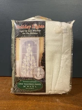 Vintage Christmas Tree Panel Holiday Lights Light Up Your Door 36 “x 72”