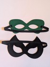 Child's Unisex Batman Batwoman And Robin Black Satin Cape And Interchangeable... — photo 4