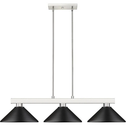 Z-Lite 152BN-MMB Cobalt Billiard Light Brushed Nickel - Picture 3 of 6