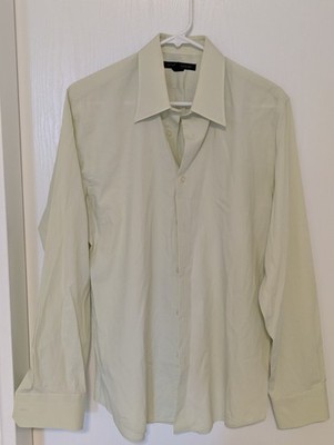 Express Design Studio Herren Hemd Oxford Dress Shirt Gr. M Stretch Sage Green