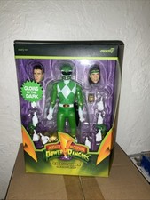 Super7 Mighty Morphin Power Rangers GREEN RANGER Glow Action Figure w Hands NEW