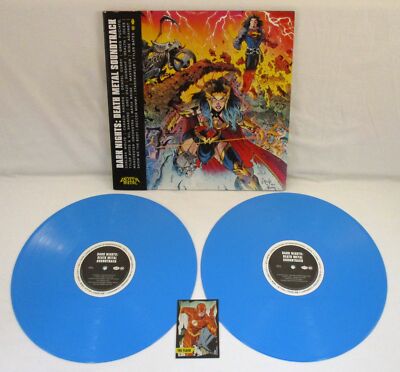 DARK NIGHTS DEATH METAL SOUNDTRACK 2 LP 2021 BLUE COLORED VINYL