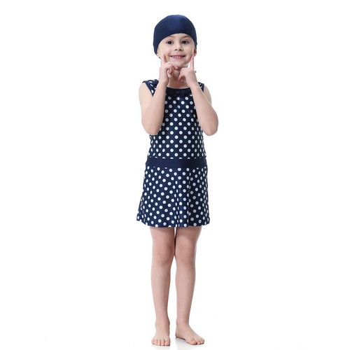 Muslim Kids Girls Swimwear Beachwear Burkini Tops+Pant Swimming Modest Swimsuit - Picture 32 of 299