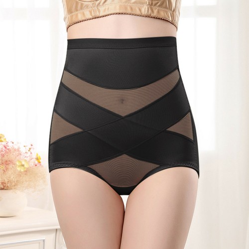 Cross Kompression Bauchmuskeln Shaping Hose Hoch Schlankmacher Body Shaper Taille Unterwäsche - Bild 7 von 24