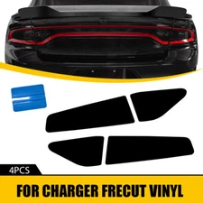 Tail Light Tint Precut Overlay Vinyl Film Fits for For 2015-2022 Dodge Charger