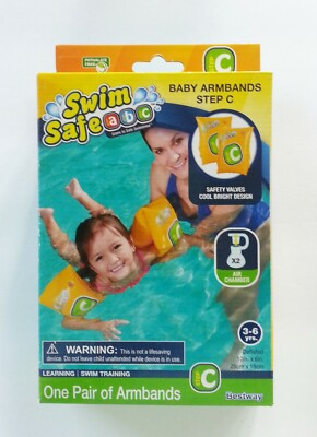 Swim Safe Baby Armbands Step C 3-6 Years Floaties For Children Best Way NIB