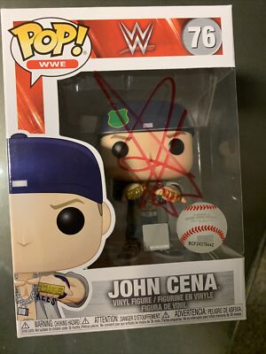 Funko Pop Vinyl WWE John Cena 76 JSA Autograph Autograph Signed | eBay