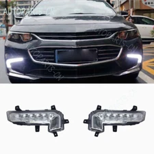 For Chevrolet Malibu 2016-2018 front fog light LED+ DRL daytime running light