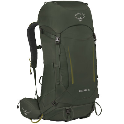 Osprey Kestrel 38 Liter Herren-Wanderrucksack Trekkingrucksack Rucksack Grün NEU