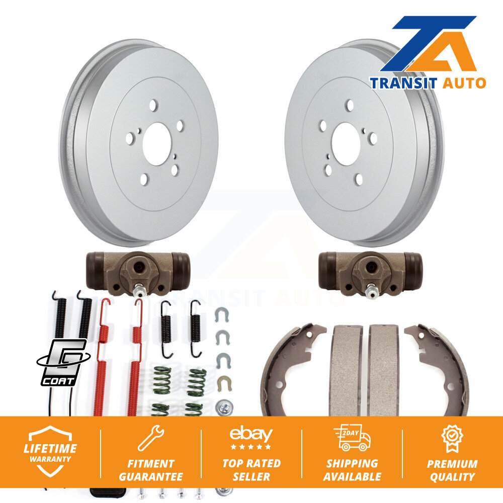 Transit Auto - Rear Brake Drum Shoes Spring And Cylinders Kit For