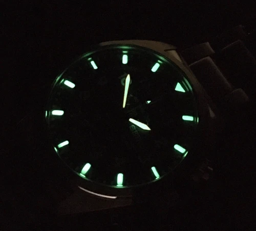 [Near MNT] SEIKO クロノグラフ 100m 7T94-0BL0 ブラック クォーツ メンズ 腕時計 日本製 - 画像2/11