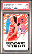 Caitlin Clark 2024 Panini Instant WNBA Rookie of the Year CCROY PSA 9