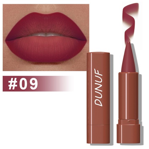 Lápiz delineador de labios mate impermeable cambio de color a prueba de manchas lápiz labial de larga duración - Imagen 14 de 14