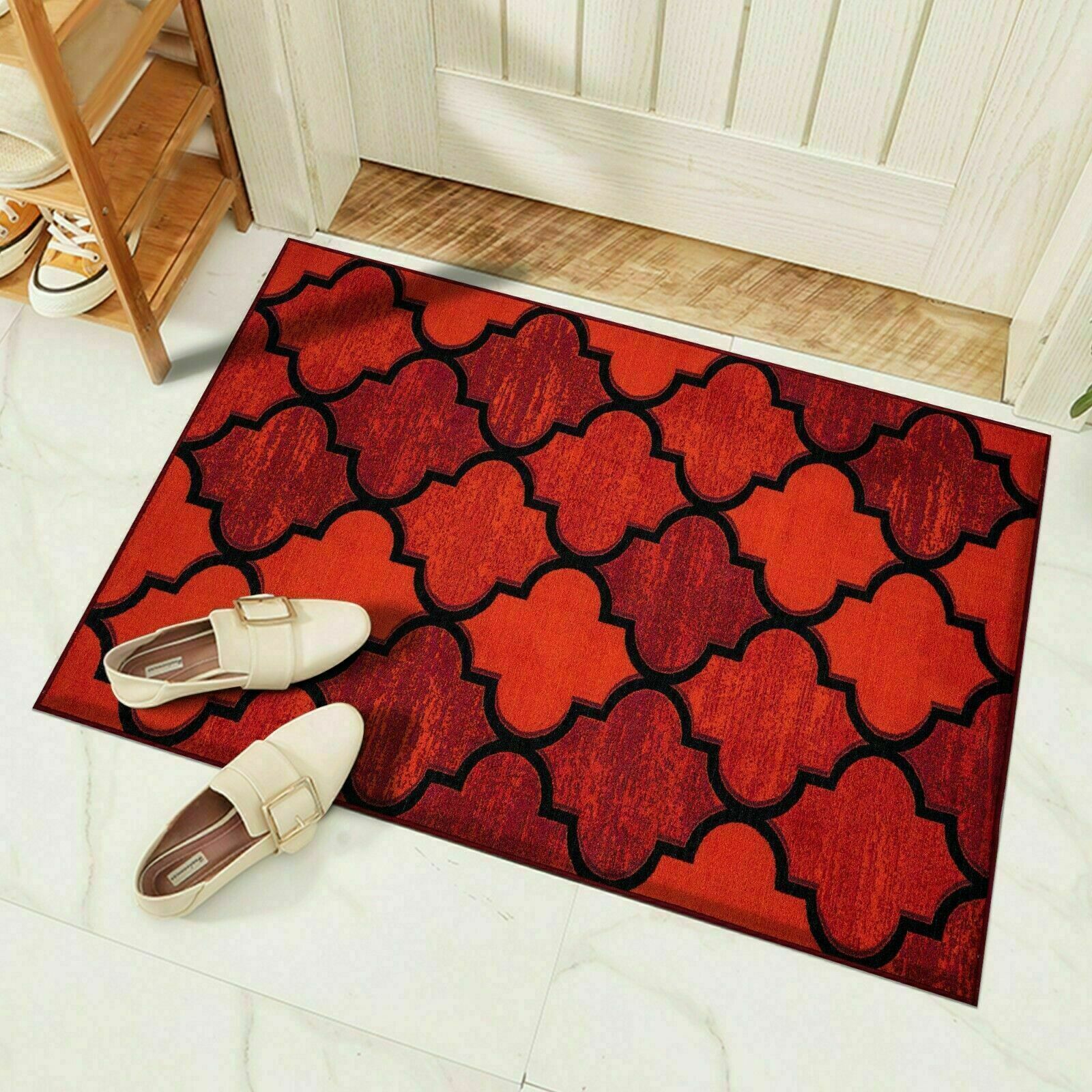 New Modern NonSlip Indoor Door Mat Washable Large Rug Hallway Runner